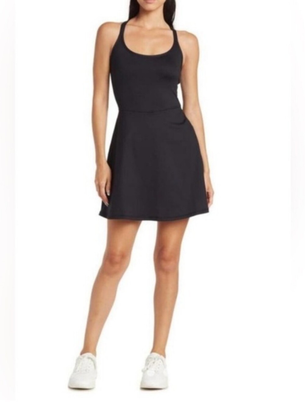 NWOT, Zella Motion Tank Dress In Black